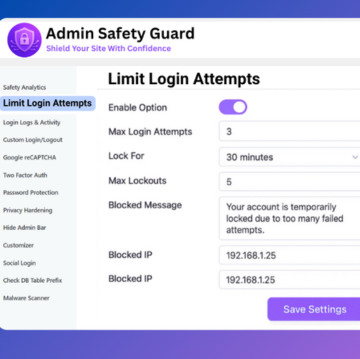 Limit Login Attempts - Stop Brute-Force Attacks