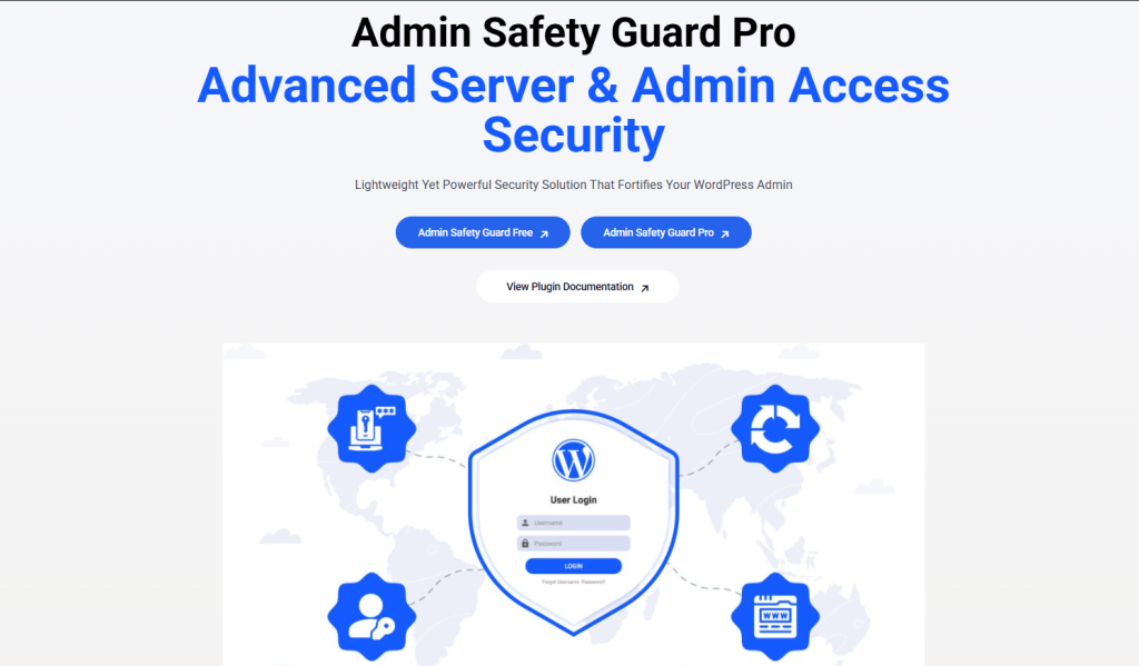 Admin Safety Guard Pro as the best WPS Hide Login Alternative