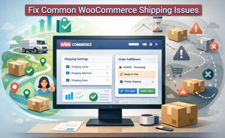 Fix common WooCommerce shipping issues
