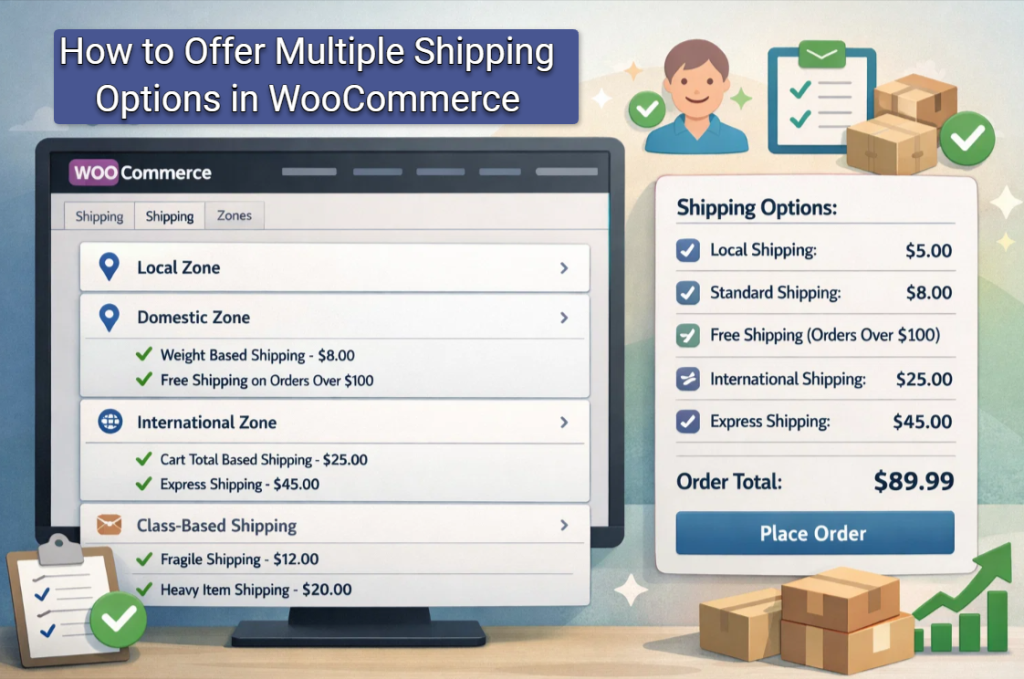 How to offer multiple shipping options in WooCommerce