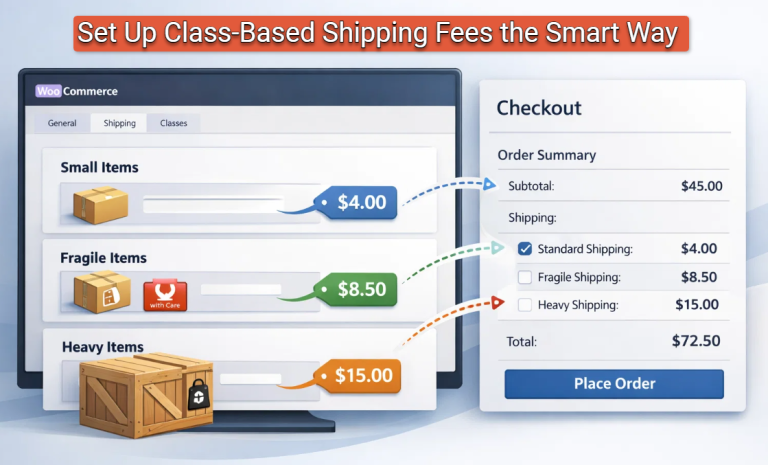 Set Up Class Based Shipping Fees the Smart Way