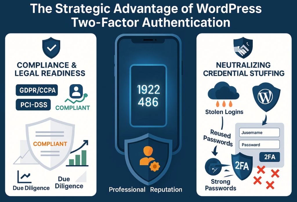 The strategic advantage of WordPress two-factor authentication