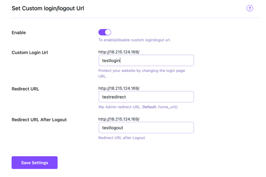 Changing default WordPress login URL in Admin Safety Guard