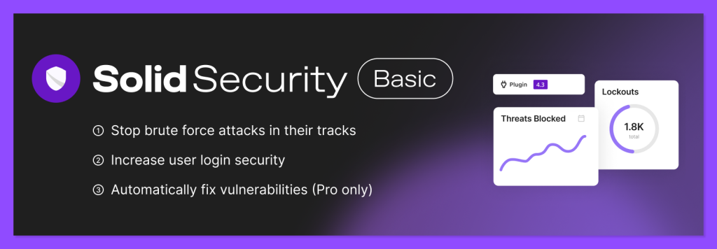 Solid Security plugin for WordPress security 